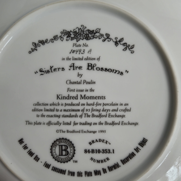 The Bradford Exchange "Sisters are Blossoms" - Picture 3 of 3